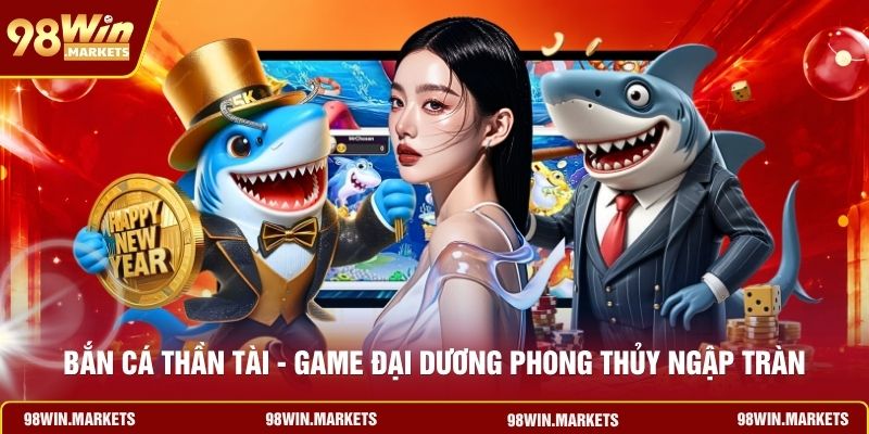 Bắn cá thần tài nang màu sắc phong thủy thịnh vượng